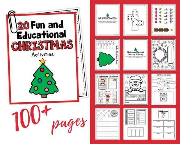 20 Fun and Educational Printable Christmas Activities