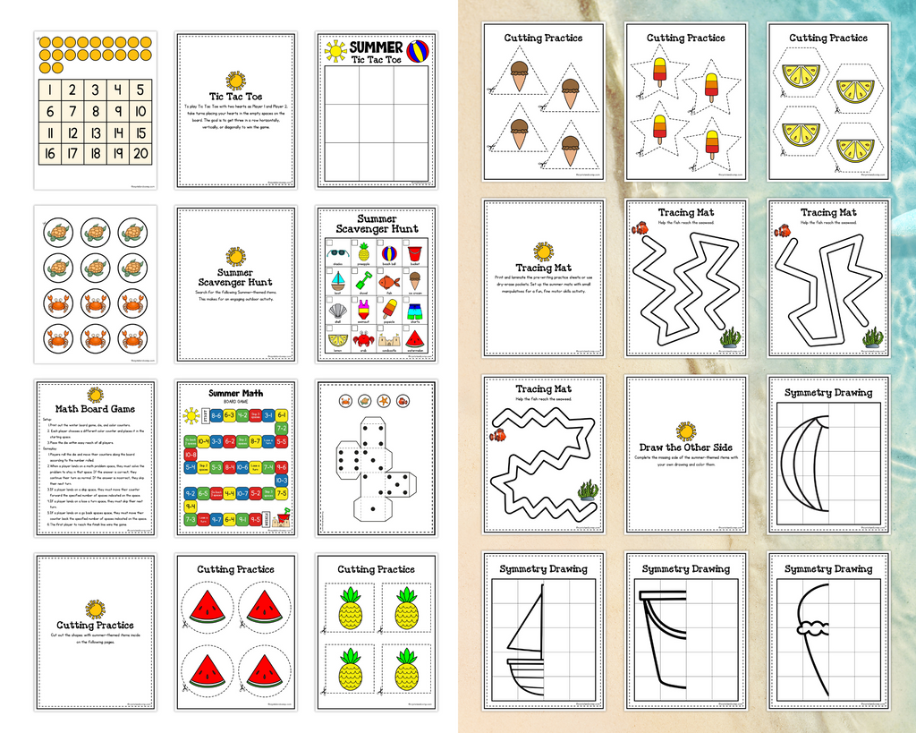 Printable 20 Fun and Educational Summer Activities