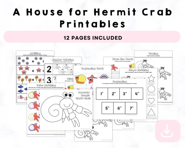 A House for Hermit Crab Printables