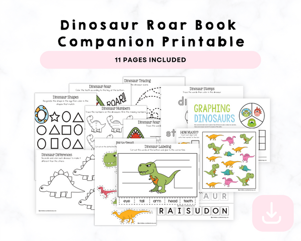Dinosaur Roar Book Companion Printable