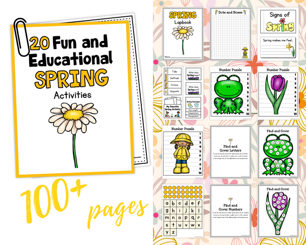 20 Spring Mega Activities Printable Pack