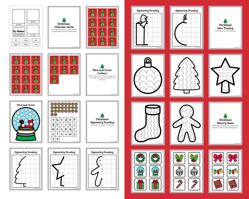 20 Fun and Educational Printable Christmas Activities