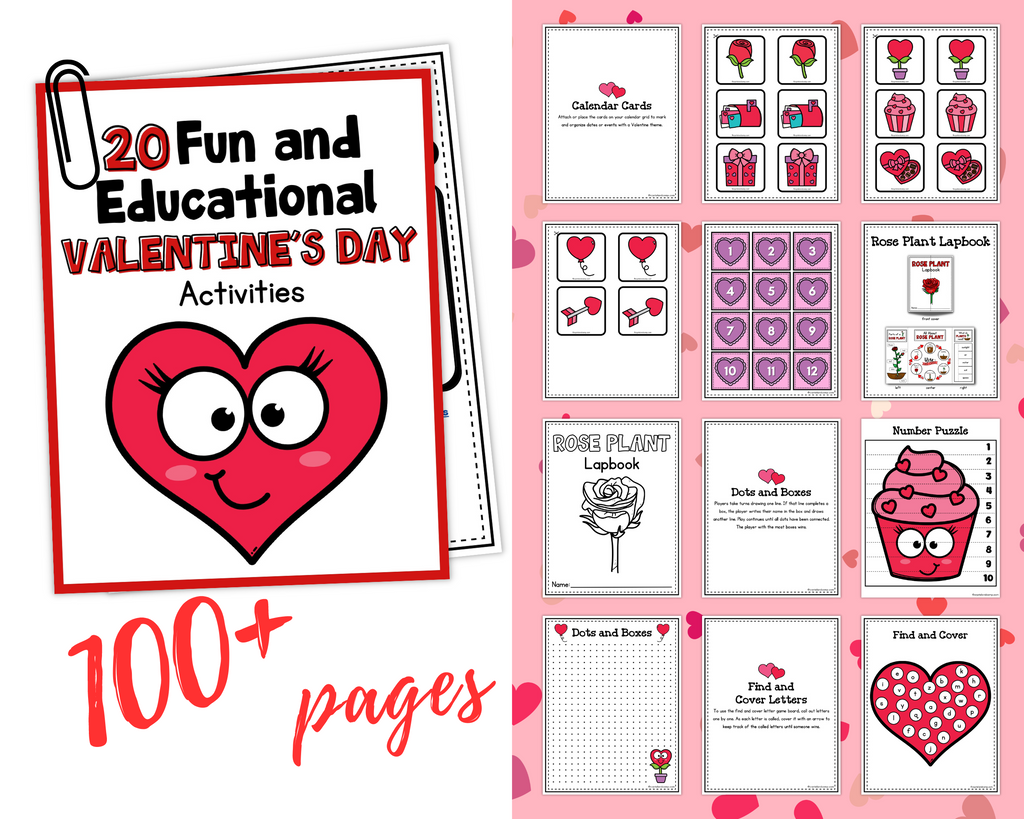 20 Printable Valentine’s Day Activities