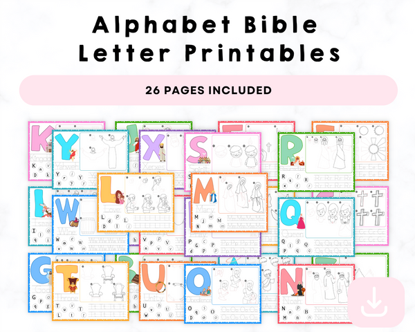 Alphabet Bible Letter Printables