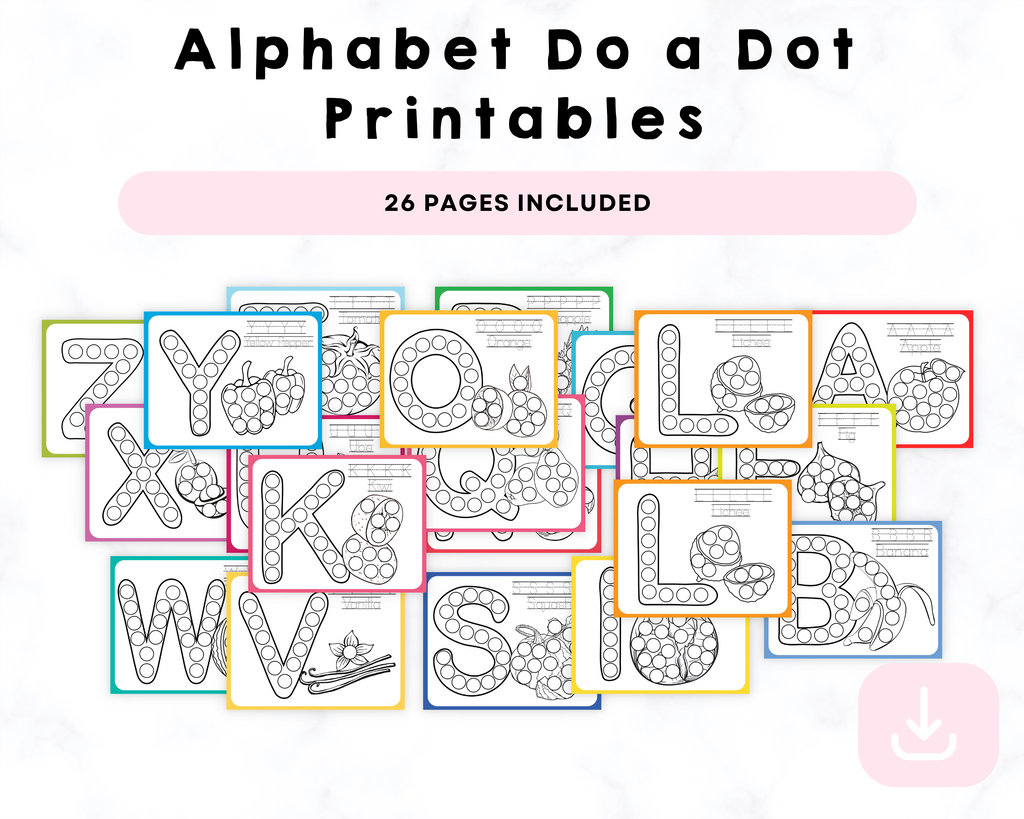 Alphabet Do a Dot Printables