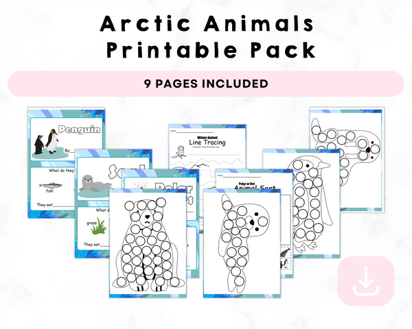 Arctic Animals Printable Pack