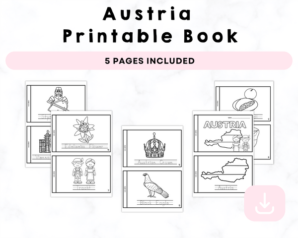Austria Printable Book