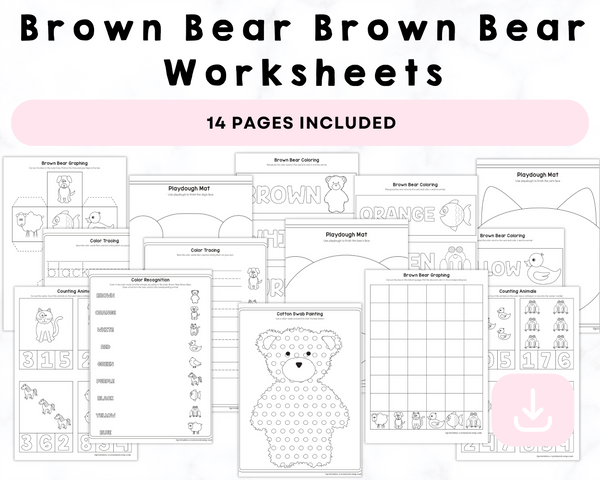 Brown Bear Brown Bear Worksheets Printable