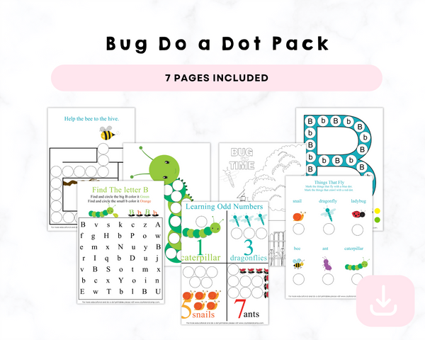 Bug Do a Dot Printable Pack