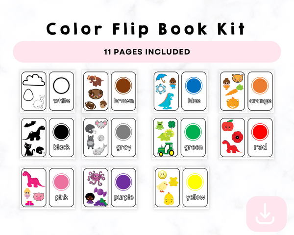 Colors Flip Book Printables