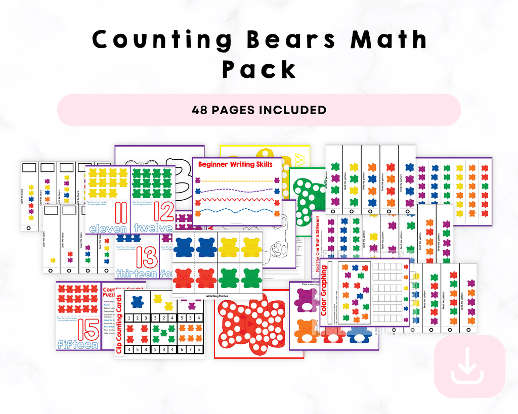 Counting Bears Math Pack Printables