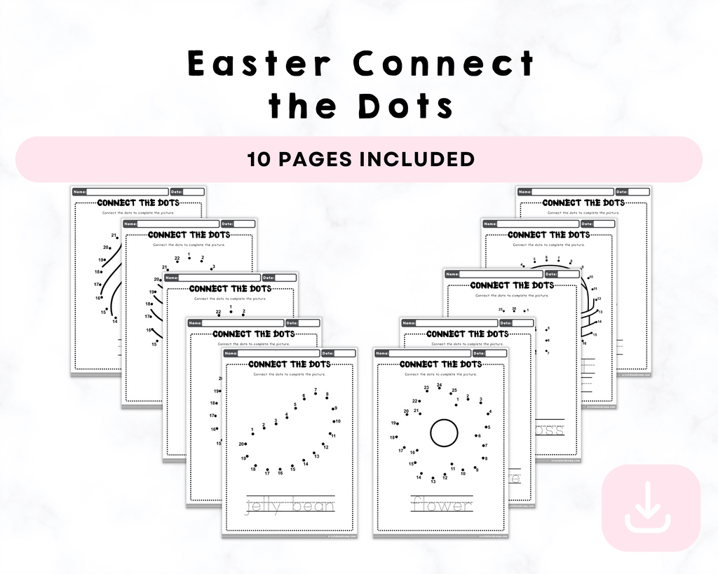 Printable Easter Connect the Dots