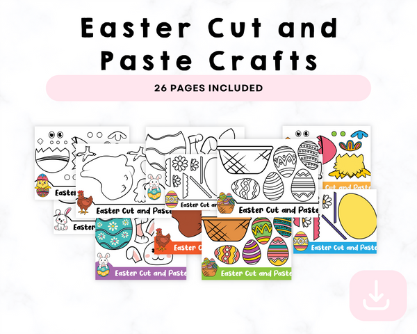 Printable Easter Cut and Paste Crafts – CrystalandComp