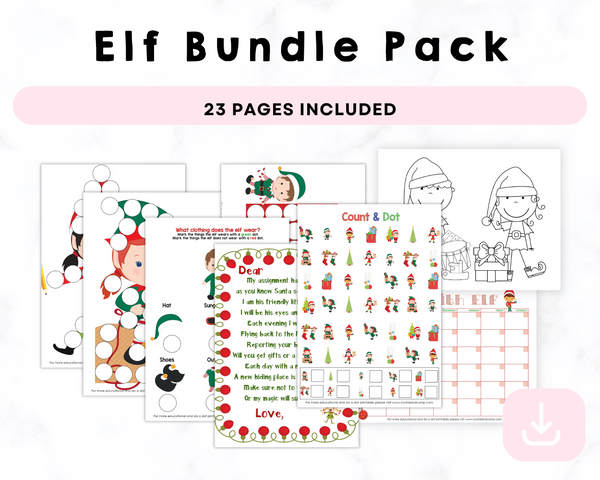 Elf Printable Bundle Pack