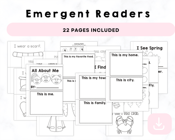 Emergent Readers Printables