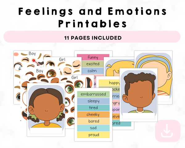 Feelings and Emotions Printables