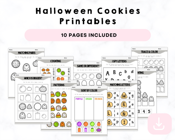 Halloween Cookies Printables