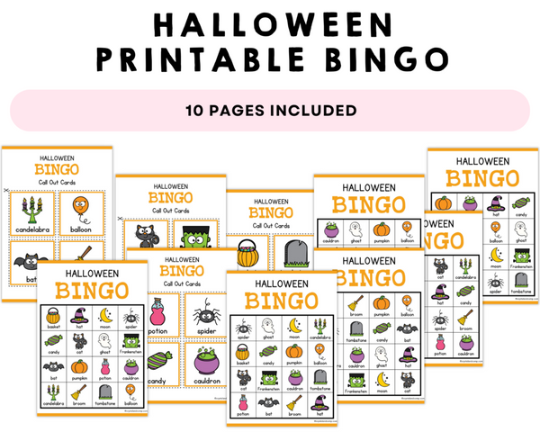 Halloween Printable Bingo