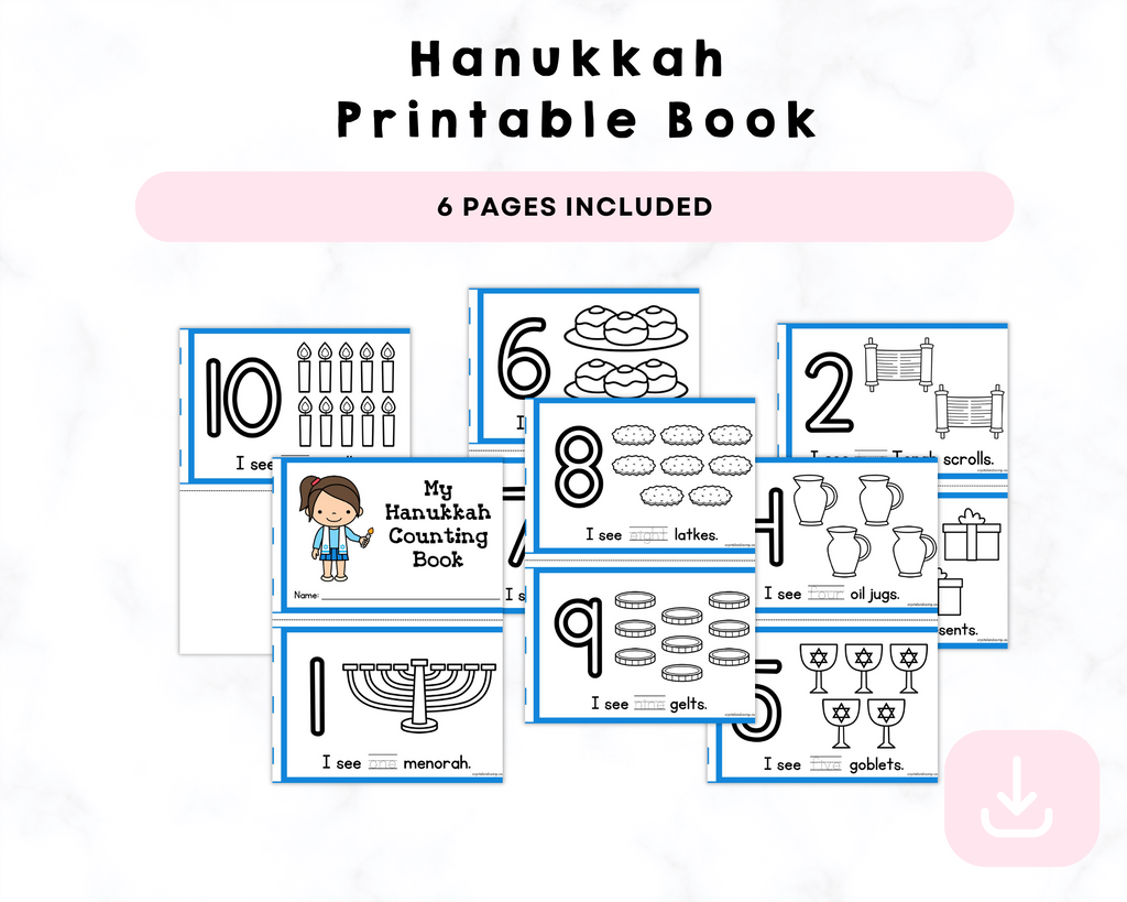 Hanukkah Printable Book