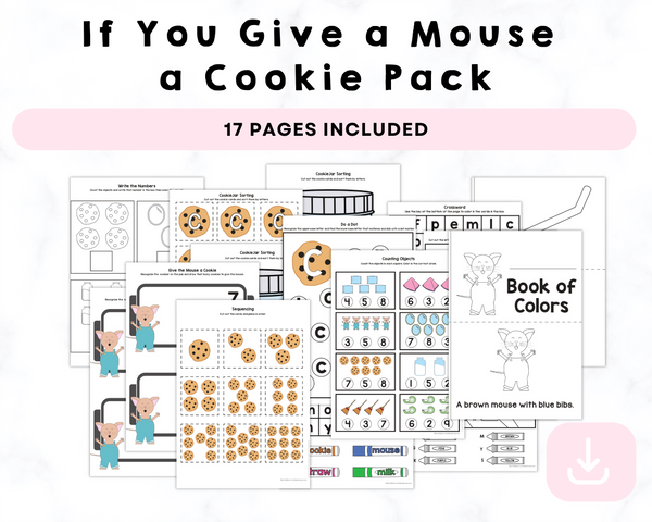 If You Give a Mouse a Cookie Pack Printables
