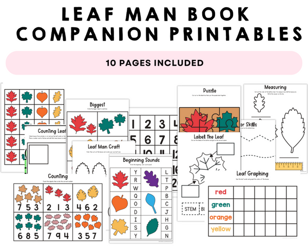 Leaf Man Book Companion Printables