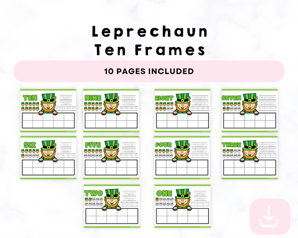 Leprechaun Printable Ten Frames