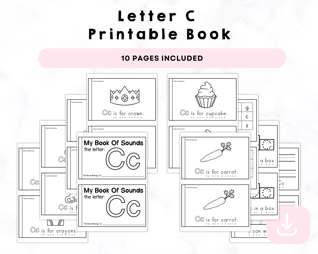 Letter C Printable Book