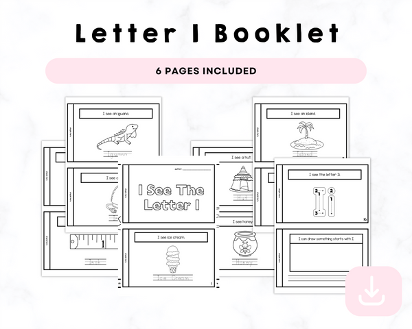 I See The Letter I Printable Book