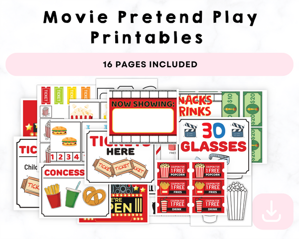 Movie Pretend Play Printable