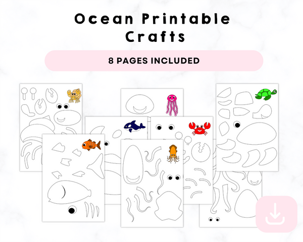 Ocean Printable  Crafts