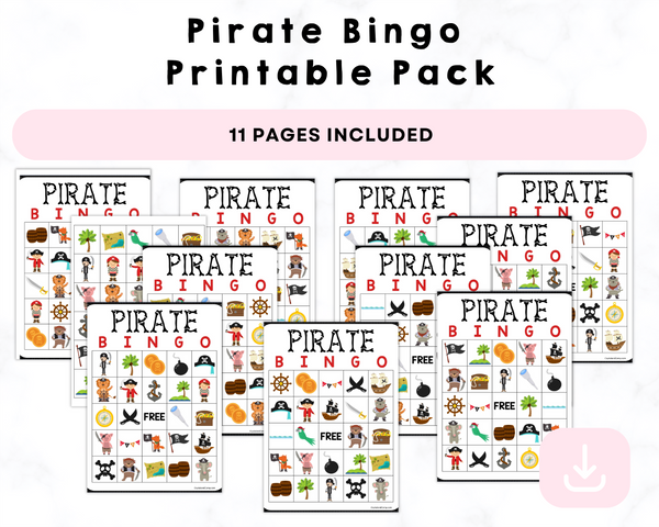 Pirate Bingo Printable Pack