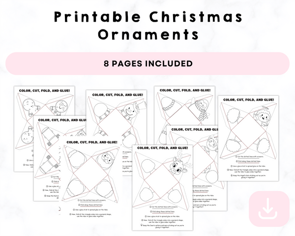 Printable Christmas Ornaments