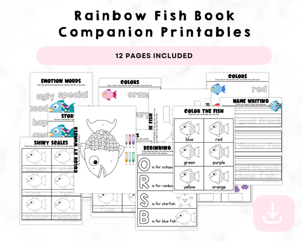 Rainbow Fish Book Companion Printables