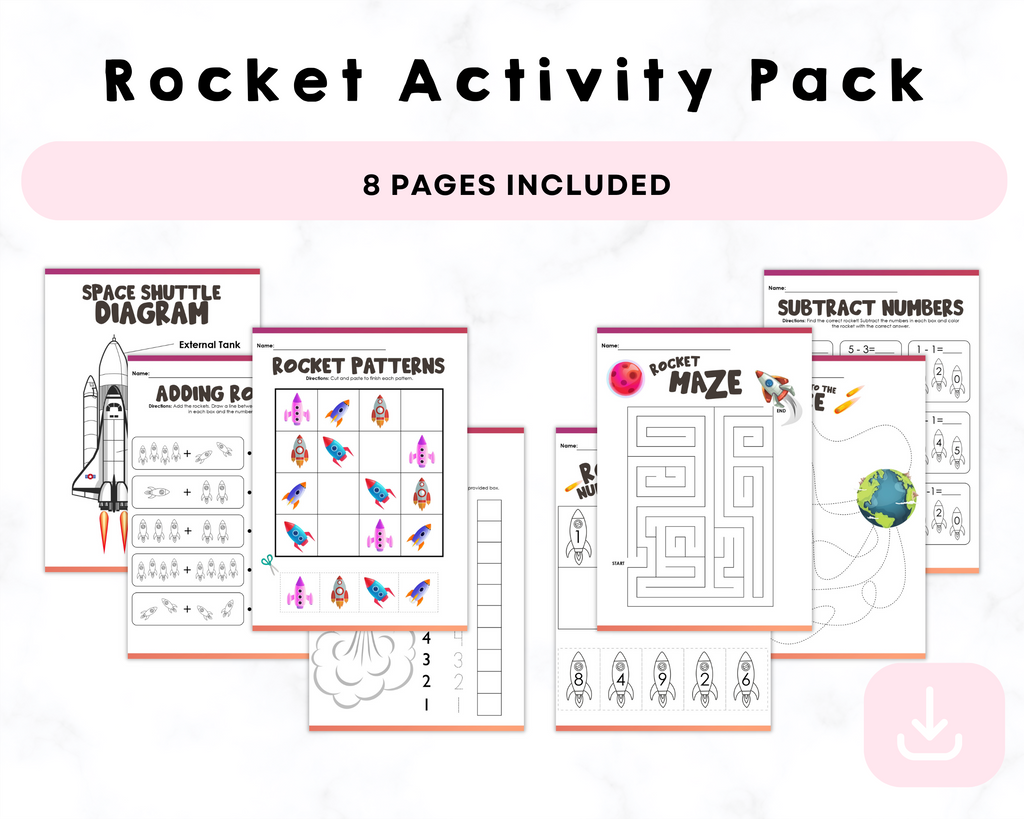 Rocket Activity Pack Printables