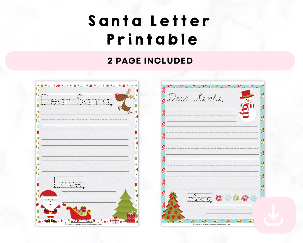 Santa Letter Printable