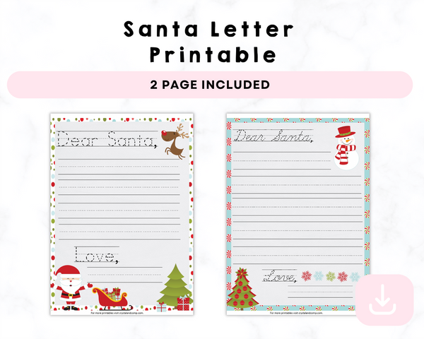 Santa Letter Printable – CrystalandComp