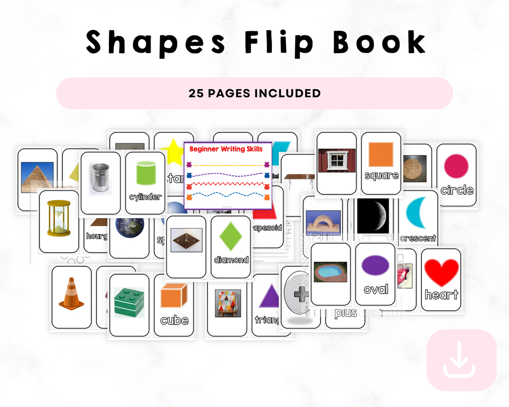 Shapes Flip Book Printables