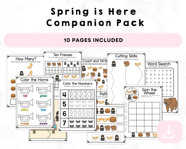 Spring is Here Companion Pack Printables