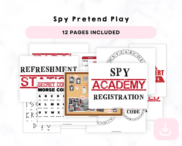 Printable Spy Pretend Play