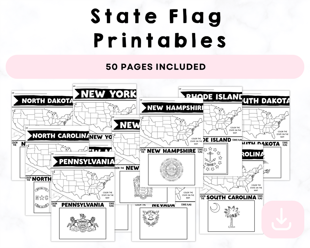 State Flag  Printables