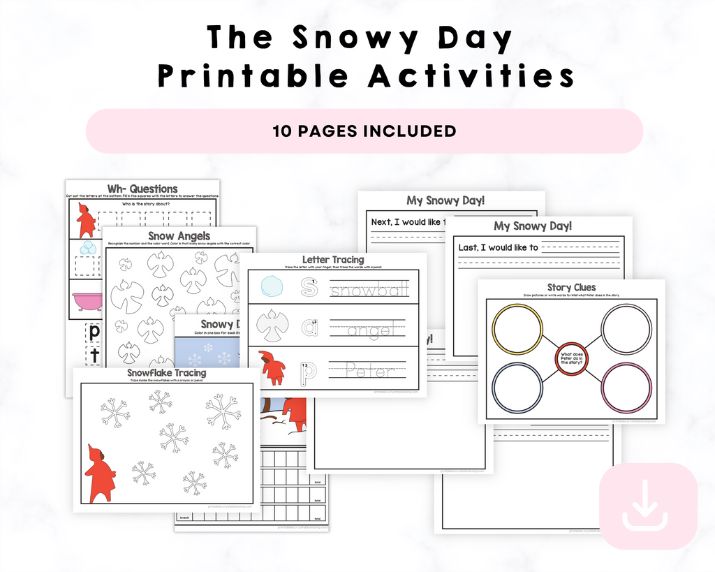 The Snowy Day Printable Activities