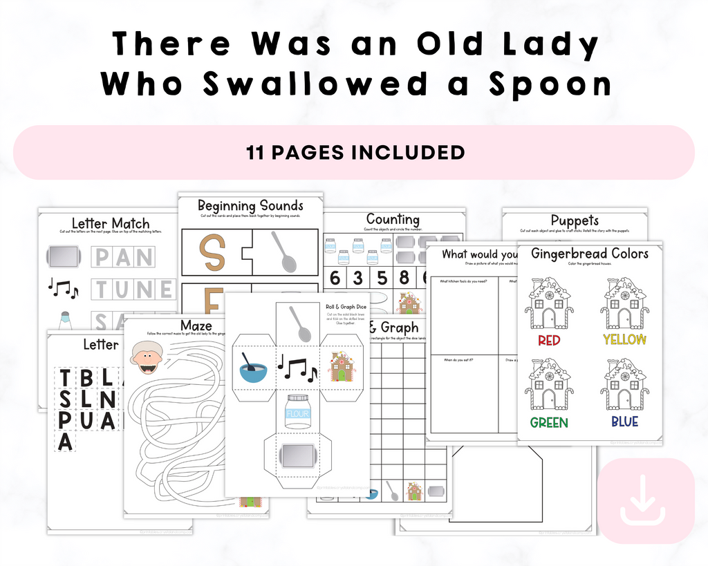 There Was an Old Lady Who Swallowed a Spoon